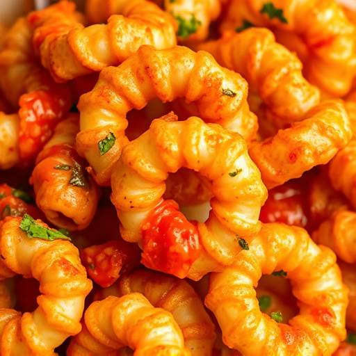 Crispy Calamari with Spicy Marinara Sauce